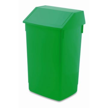 Coș de gunoi verde de reciclat din plastic 60 l – Addis Coș de gunoi verde de reciclat din plastic 60 l – Addis