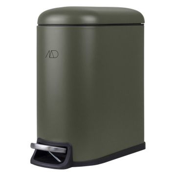Coș de gunoi verde închis cu pedală din metal 5 l Mini Walther – Mette Ditmer Denmark