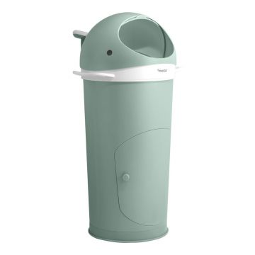 Coș de gunoi verde mentă pentru scutece din plastic 25 l Whale – Kindsgut Coș de gunoi verde mentă pentru scutece din plastic 25 l Whale – Kindsgut