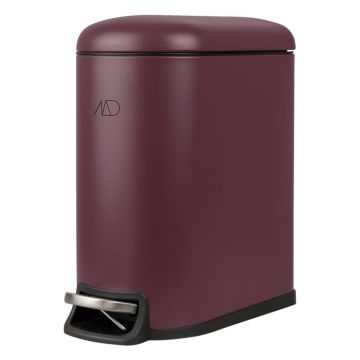 Coș de gunoi violet cu pedală din metal 5 l Mini Walther – Mette Ditmer Denmark