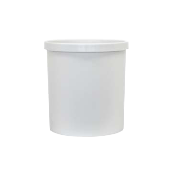 Cos birou plastic alb 18 L Cos birou plastic alb 18 L