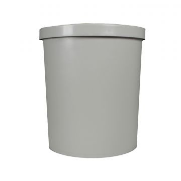 Cos birou plastic gri 18 l Cos birou plastic gri 18 l