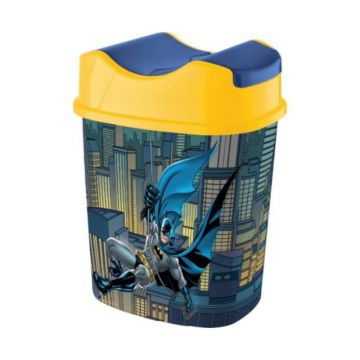 Cos de Gunoi cu Capac Batant, Batman, 5.50 l, Tuffex