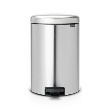 Cos de gunoi cu pedala, Brabantia, NewIcon Fingerprint Proof, 20 L, 38x29x46.7 cm, otel, argintiu Cos de gunoi cu pedala, Brabantia, NewIcon Fingerprint Proof, 20 L, 38x29x46.7 cm, otel, argintiu