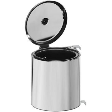 Cos Gunoi Starax, 10 L, Finisaj Crom Lucios