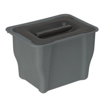 Cos Gunoi Suspendat Model Joker, 5 L, Finisaj Antracit