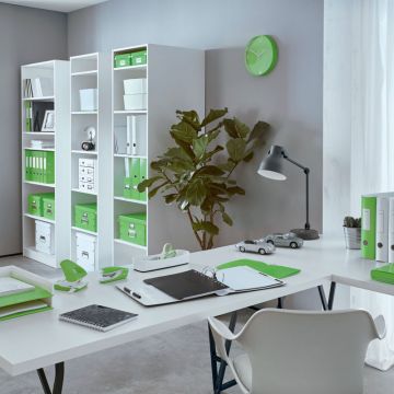 Cos hartie plastic 15 L Leitz WOW lime Cos hartie plastic 15 L Leitz WOW lime