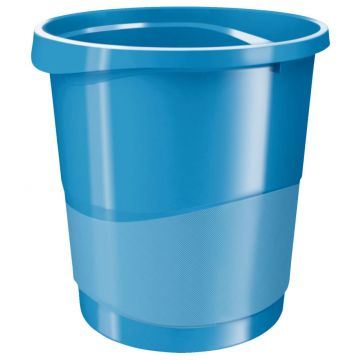 Cos hartie plastic albastru 14 L Esselte Europost Vivida Cos hartie plastic albastru 14 L Esselte Europost Vivida