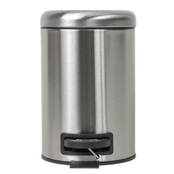 Cos Menajer din Inox, cu Pedala, 3 l