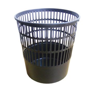 Cos pentru birou  Tami  16 l  perforat  negru Cos pentru birou  Tami  16 l  perforat  negru